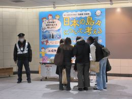 アンケートに参加している様子