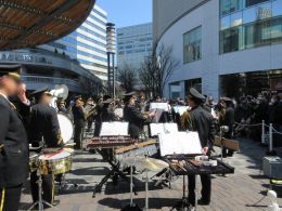 音楽隊による演奏の様子